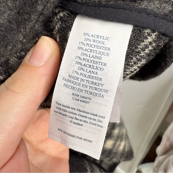 FAHERTY Cornwall Quinn Plaid Wool Blend Jacket - Picture 5 of 6